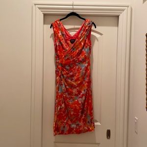 Floral chiffon dress